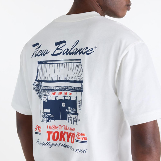 New Balance Ανδρική κοντομάνικη μπλούζα Grab A Bite Tokyo T-Shirt
